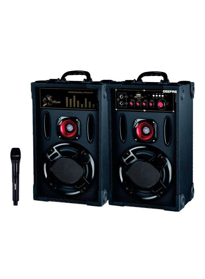 2 Channel Floor Standing Speaker GMS8425 Black