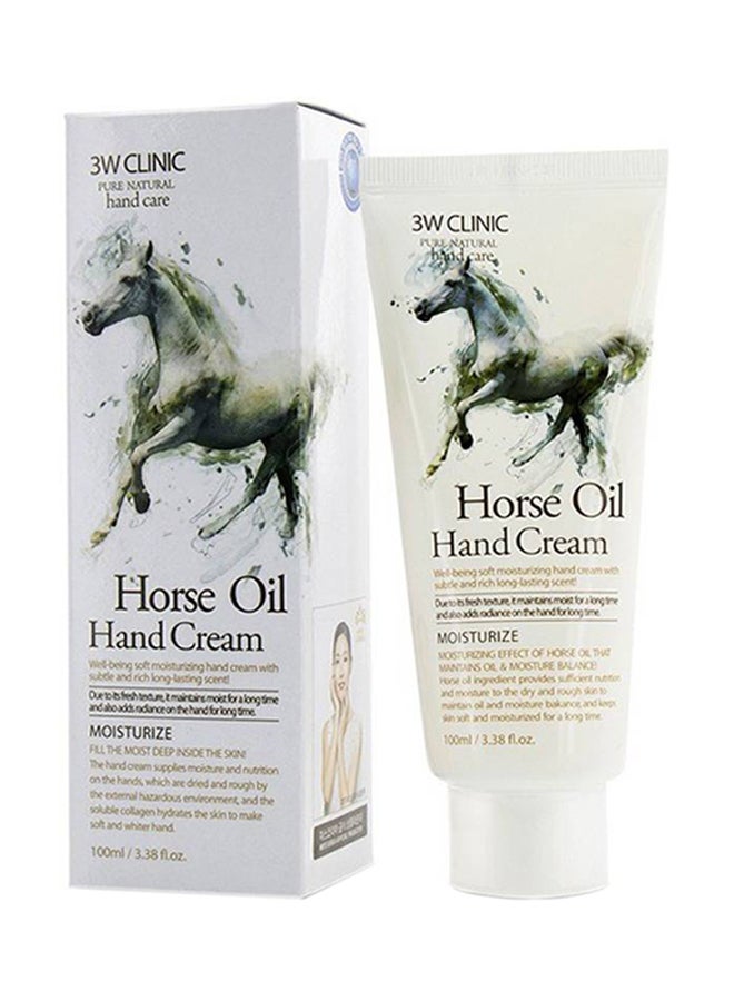 3W CLINIC Hand Cream Horse Oil 100ml 