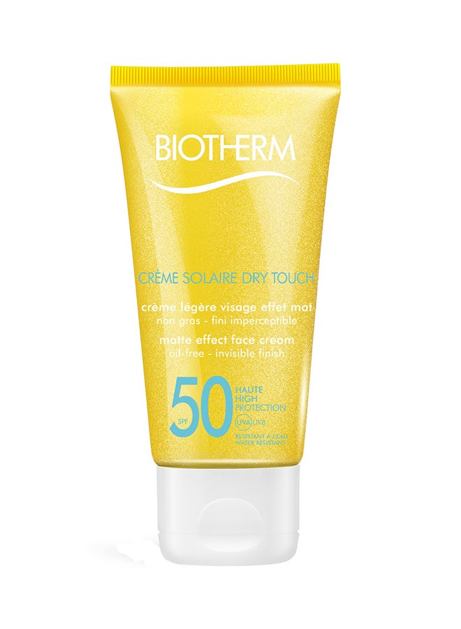 BIOTHERM - Creme Solaire Dry Touch UVA UVB Matte Effect Face Cream 50ml - Image 1