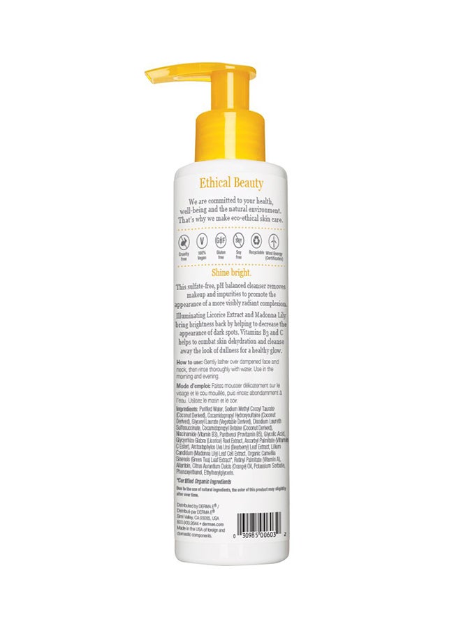 derma-e Even Tone Brightening Cleanser with Vitamin C Clear 175ml - Image 2