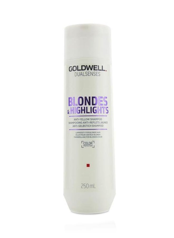 Goldwell Dual Senses Blondes & Highlights Anti-Yellow Shampoo 250ml - Image 1