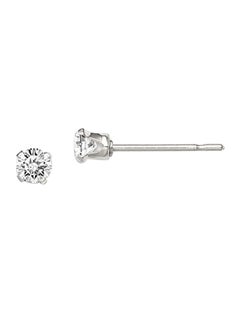 Sonia Jewels Sterling Silver Metal Stud Earrings 