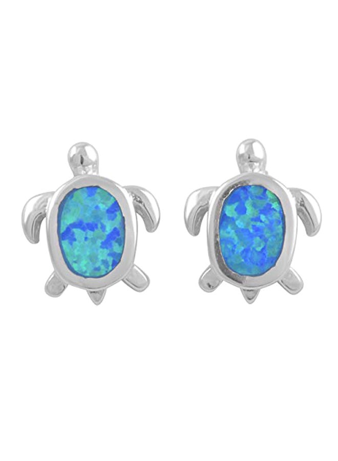 سيلفر كلوز آوت أقراط معدنية من الفضة الإسترليني مرصعة بالأحجار