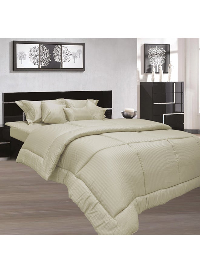 6-Piece Double Size Comforter Set Cotton Blend