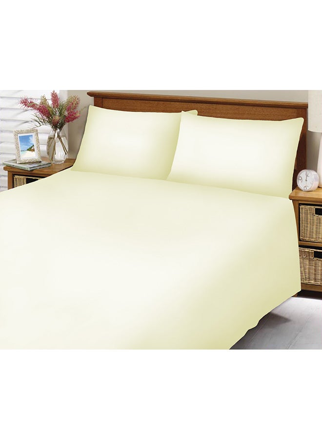 طقم أغطية سرير مؤلف من 3 قطع مقاس مزدوج مزيج القطن