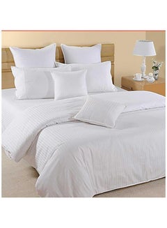 Hotel Linen 6-Piece Double Size Comforter Set Cotton Blend 