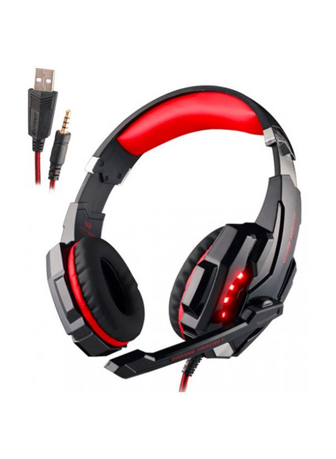 سماعات ألعاب سلكية فوق الأذن G9000 مع ميكروفون لجهاز PS4/PS5/XOne/XSeries/NSwitch/PC - Image 2