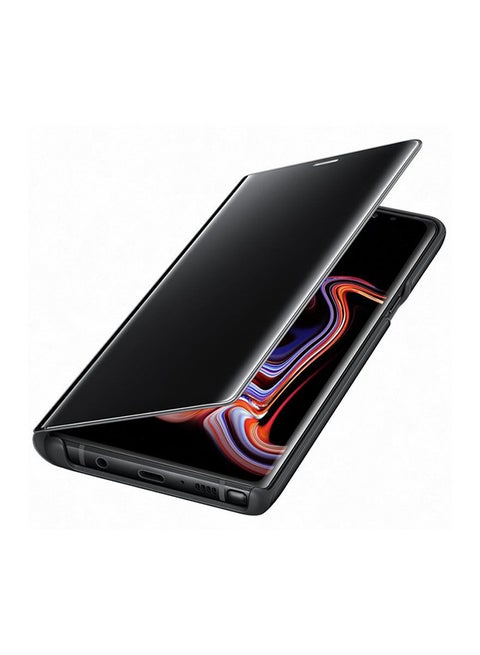 Clear View Flip Cover For Samsung Galaxy Note9 Black