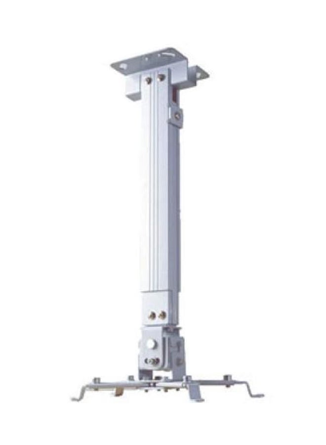 دعامة تثبَّت في السقف مناسبة لجميع أجهزة البروجيكتور فضي