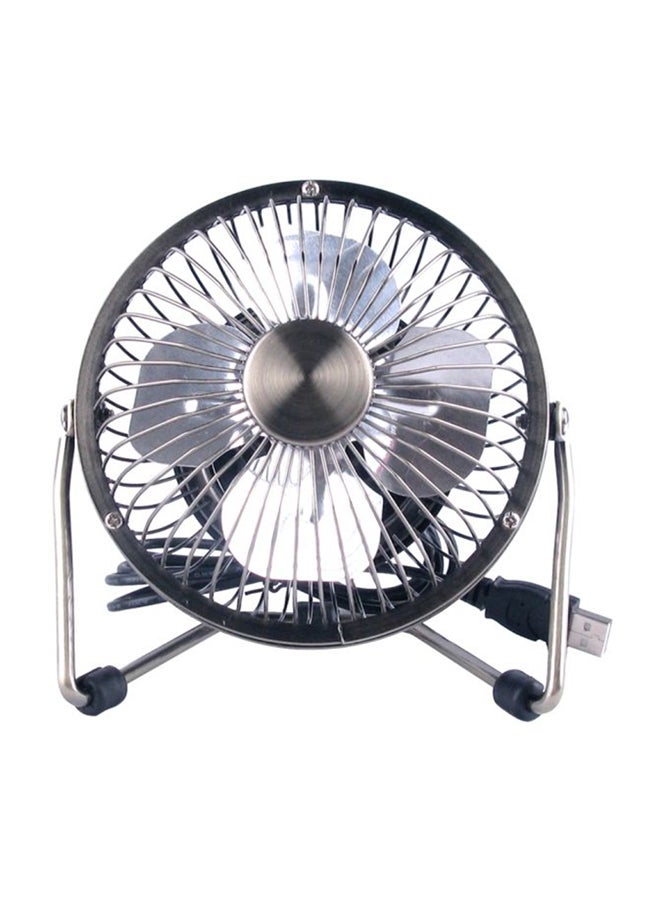 Generic Portable USB Cooling Fan Black/Silver  - Image 1