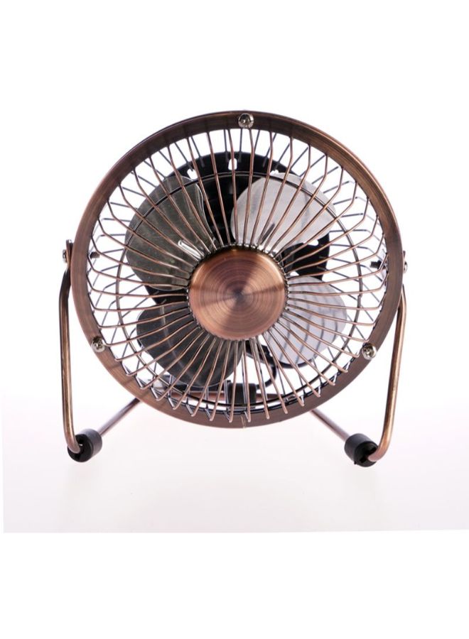 Crony - Portable USB Cooling Fan Brown/Silver - Image 1