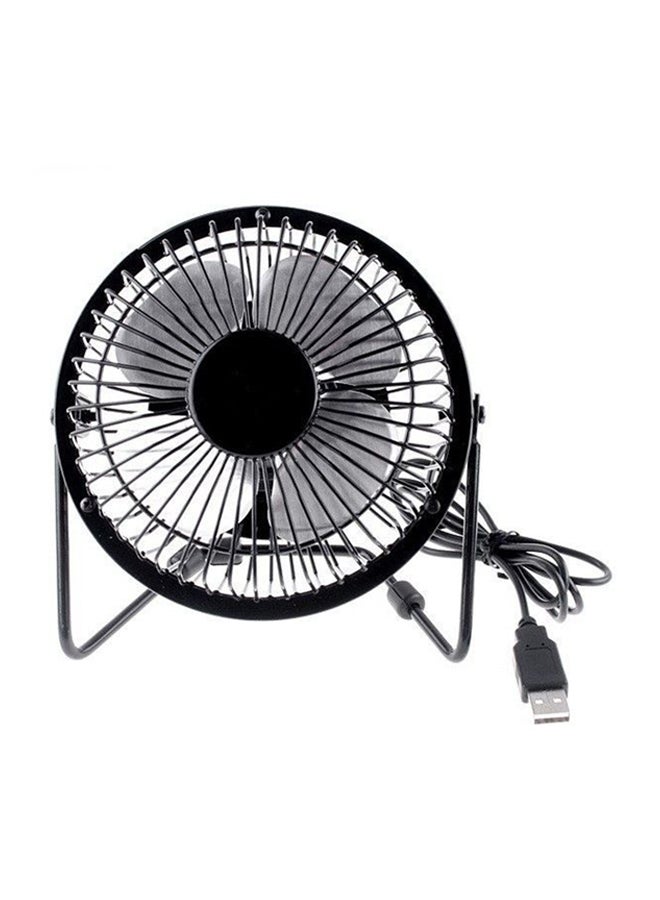 Generic Portable USB Cooling Fan Black/Silver 