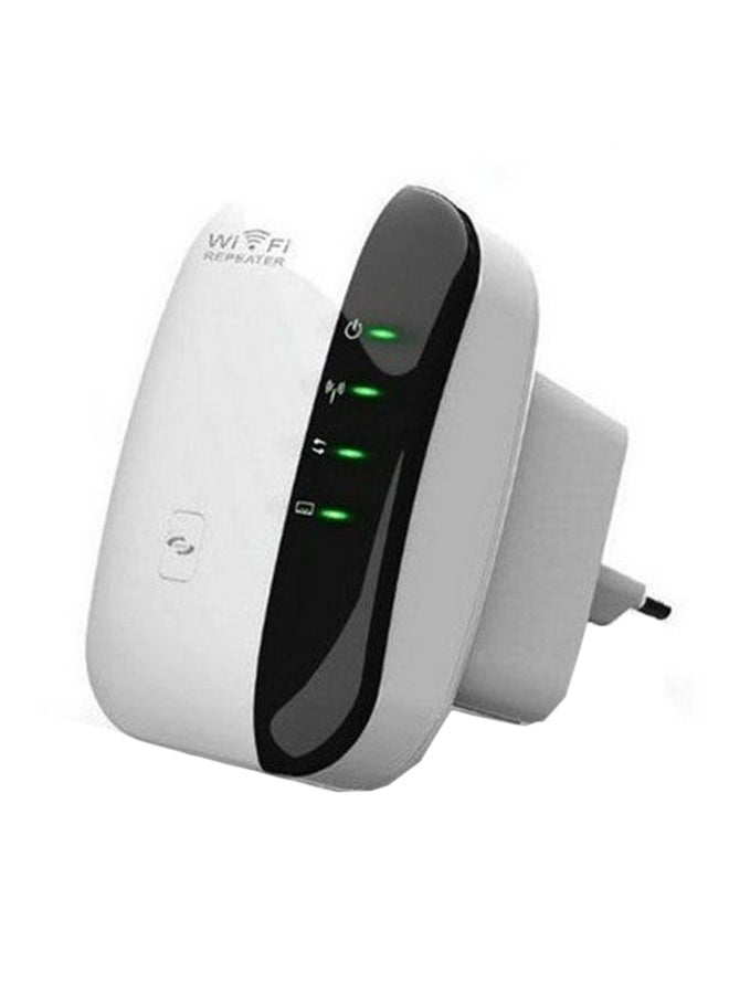 Generic - Wireless-N Range Extender Wi-Fi Repeater reless Mbps White/Black - Image 1