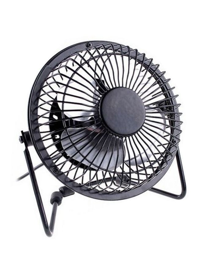 Generic Portable USB Cooling Fan Black/Silver  - Image 1