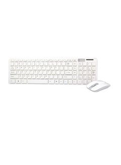 Wireless Keyboard And Mouse Set White