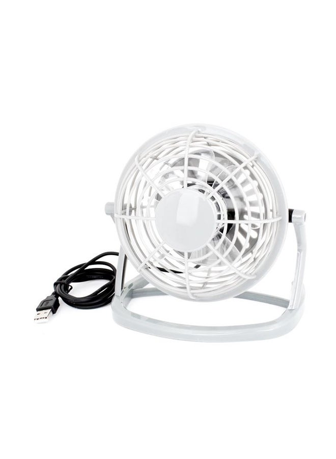Generic Mini USB Desk Fan White 
