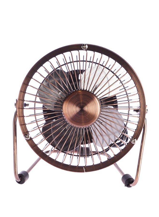 Crony - Portable USB Cooling Fan Brown/Silver - Image 1