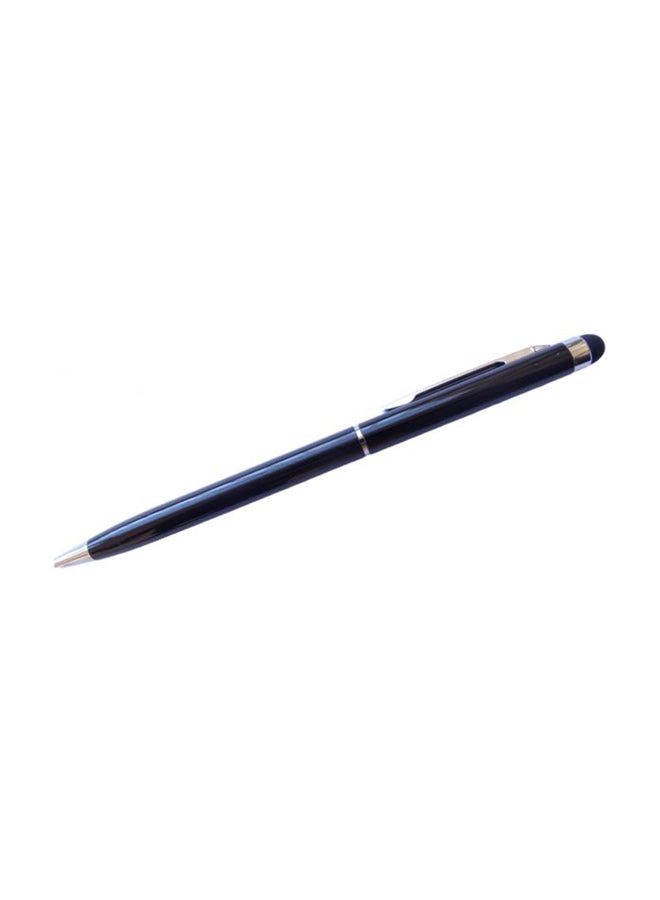 2-In-1 Touch Pen Stylus Black/Silver