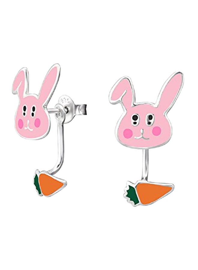 آيسروز أقراط معدنية من الفضة الإسترليني مرصعة بالأحجار