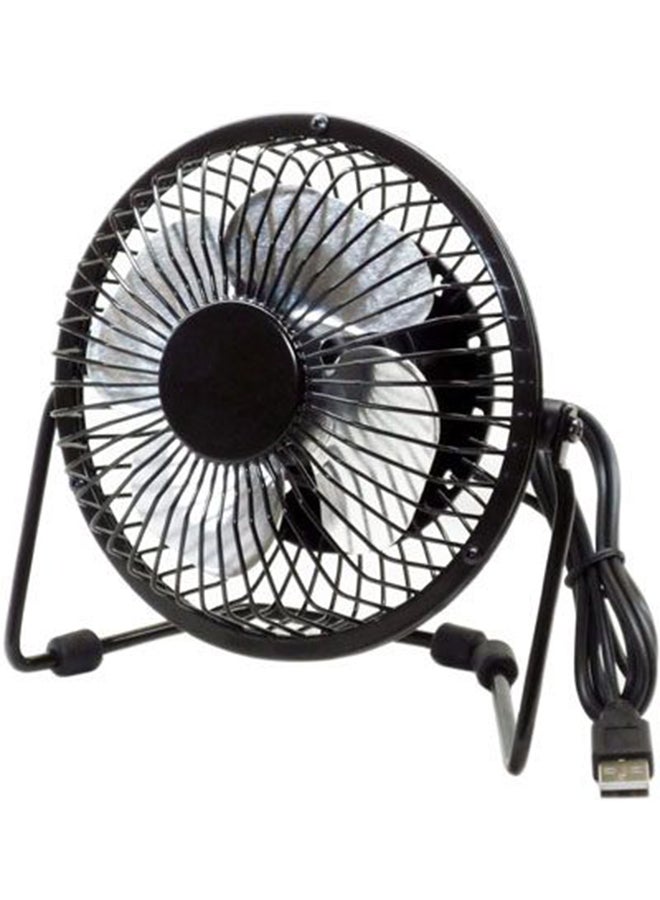 Generic Portable USB Cooling Fan Black/Silver  - Image 1