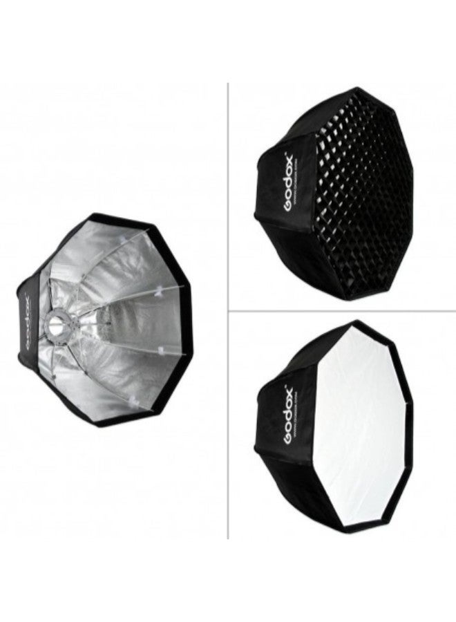 Godox - Octa Umbrella Softbox with grid bowens mount 120 cm - Image 1