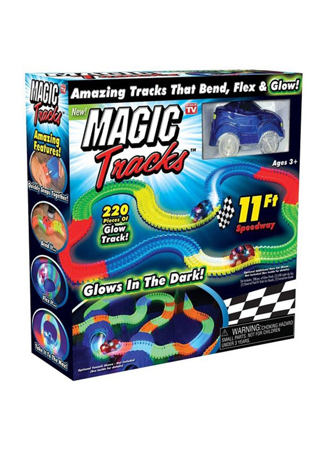 ماجيك تراكس لعبة مسار السباق القابل للانحناء والمرونة والتوهج من ماجيك تراكس - كما تراه على التليفزيون - Image 1