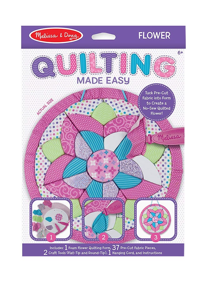 Melissa & Doug - Melissa And Doug Quilting Made Easy - Flower Toy - Image 1