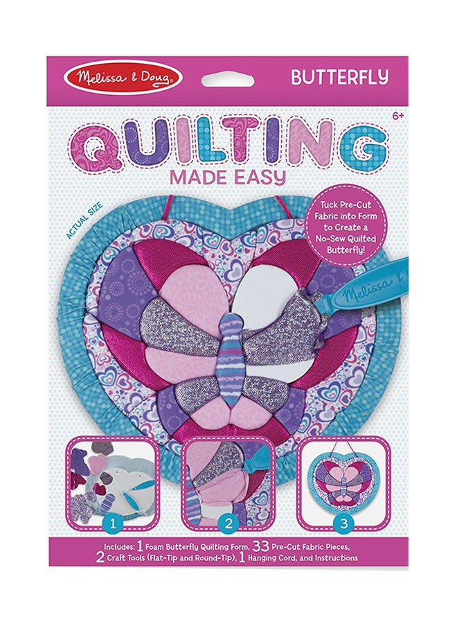 Melissa & Doug - Melissa And Doug Quilting Made Easy - Butterfly Toy - Image 1