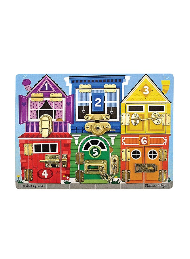 Melissa & Doug - Lock And Latch Activity Board Game - Image 1