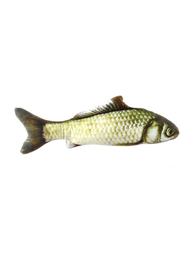 لعبة سمكة ثلاثية الأبعاد بلون أخضر/أبيض مقاس 20 سنتيمتر - Image 1