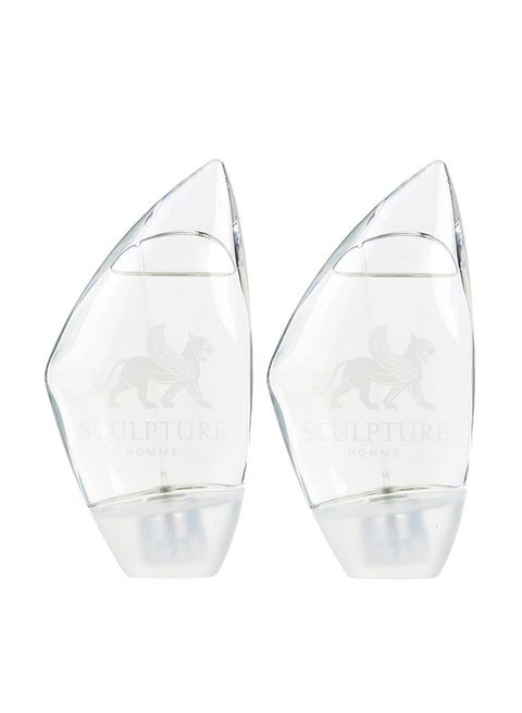 Pack Of 2 Sculpture Homme Gift Sets (2 x EDT 100 ml)ml