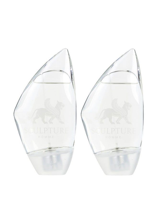 Nikos Pack Of 2 Sculpture Homme Gift Sets (2 x EDT 100 ml)ml