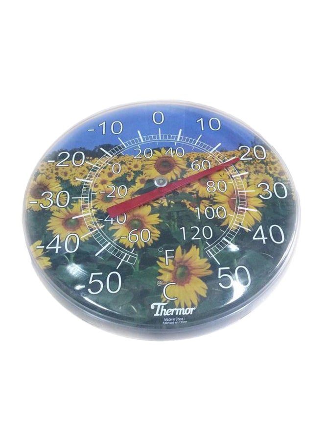 Indoor And Outdoor Dial Thermometer