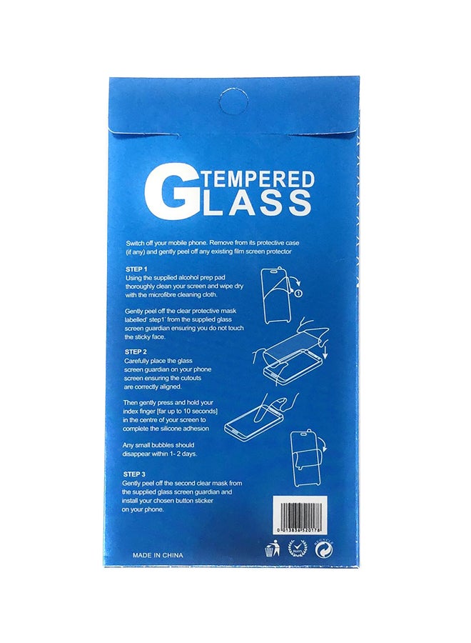 9 إتش لاصقة حماية شاشة من الزجاج المقوى لهاتف سامسونج J5 برو شفاف - Image 2