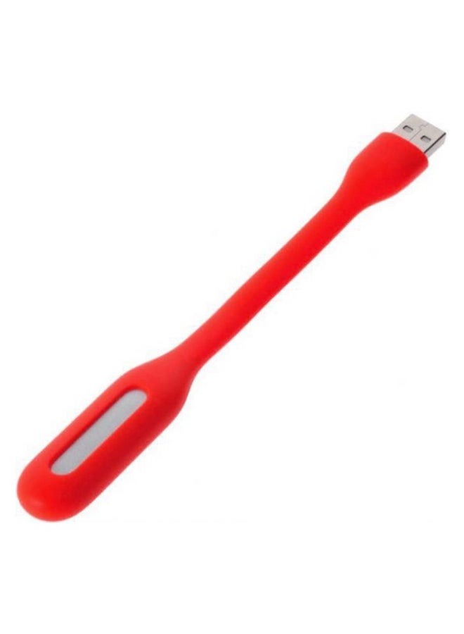 Flexible USB Led Light For Laptop Keyboard Red  - Image 1