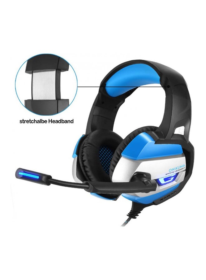 أونيكوما سماعة رأس بتصميم يغطي الأذنين مزودة بميكروفون - Image 3