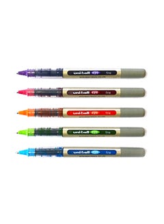 Uni Uni-Ball EYE UB-157 Fine Liquid Ink Rollerball Pen - Tropical Set - Pack of 5 