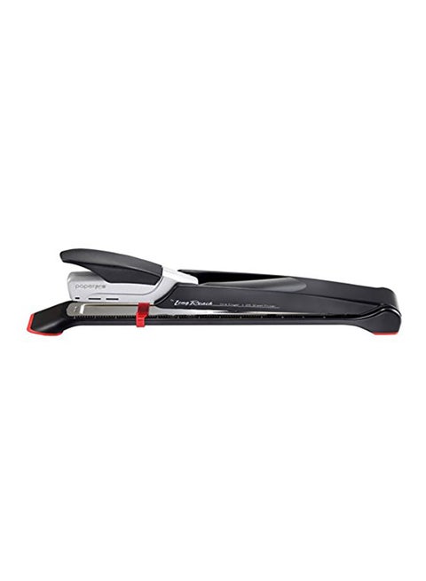 Bostitch/PaperPro Booklet Stapler - One Finger, No Effort, Spring Powered, Long Reach Stapler - Silver (1610)