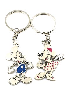 Angelia Disney Lover Mickey Lover His Her Keychain Keyring Couples - Arrow &