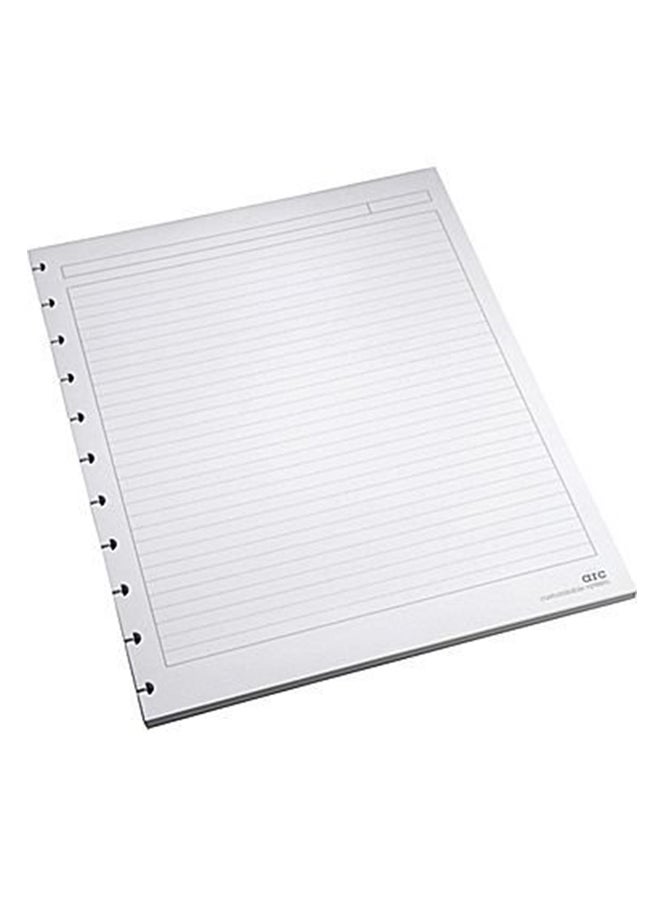 Staples Staples? Arc Notebook Filler Paper, Letter-size, Narrow-Ruled, White, 8 1/2