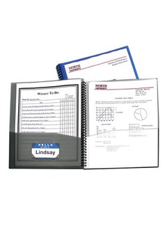 C-Line C-Line 8-Pocket Spiral-Bound Poly Portfolio, Letter Size, 1 Portfolio, Color May Vary (33080)  - Image 1
