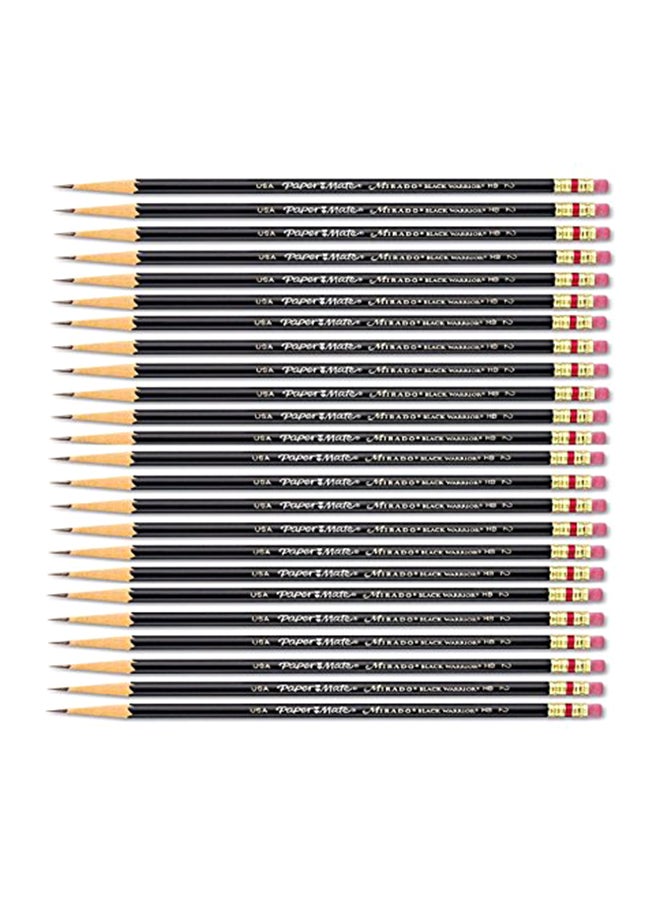 Paper Mate Mirado HB #2 Black Warrior Woodcase Pencil 24 count PAP2254