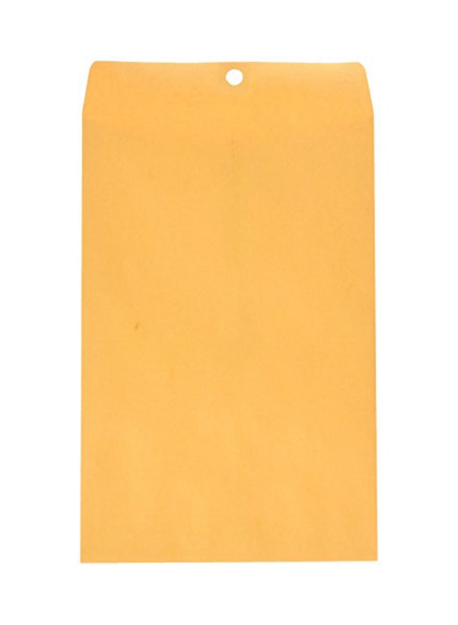 School Smart - School Smart Kraft Envelope with Clasp, No 55, 6 x 9 Inches, Pack of 100 - Image 1