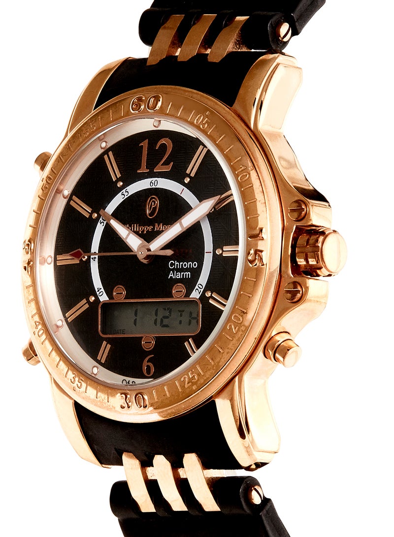 men Water Resistant Rubber Analog Wrist Watch R1011RBB