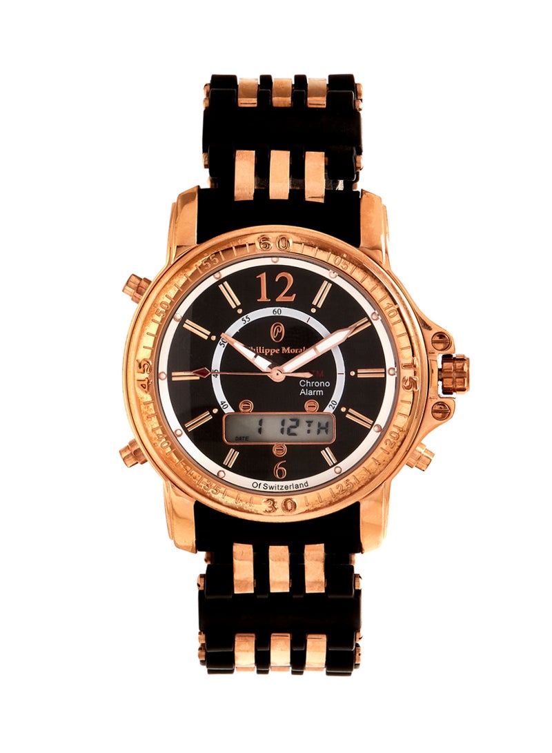 men Water Resistant Rubber Analog Wrist Watch R1011RBB