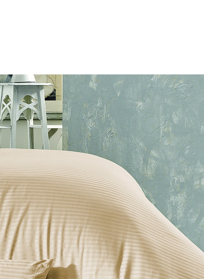 REGAL IN HOUSE 4-Piece Striped Comforter Set Beige  - Image 4