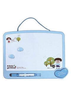 Deli White Board Magnet White/Blue 