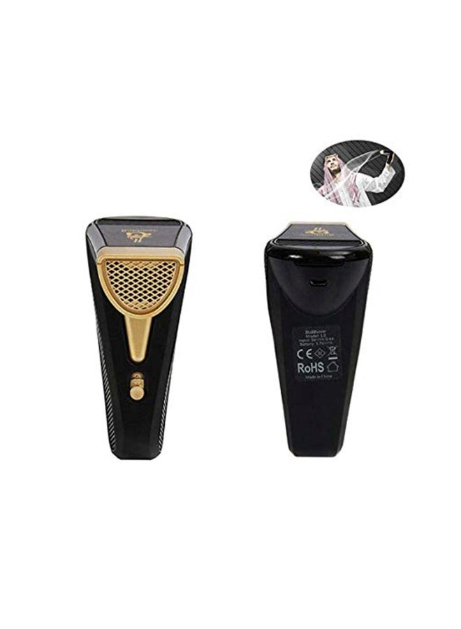 Crony - Portable USB Bukhoor Burner Black/Gold 11.5×5×11.5cm - Image 1