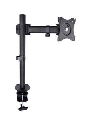 Single Monitor Fully Adjustable Computer Desk Mount / Articulating Stand For 1 LCD Screen up to 27 Inch Supported Black - v1554803501/N23042765A_1