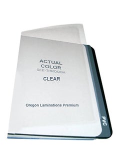 Oregon Lamination Premium Clear Plastic Report Covers 5 Mil 8 1/2 X 11 Qty 100 Binding Sheets 